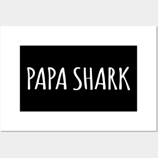 PAPA SHARK Posters and Art